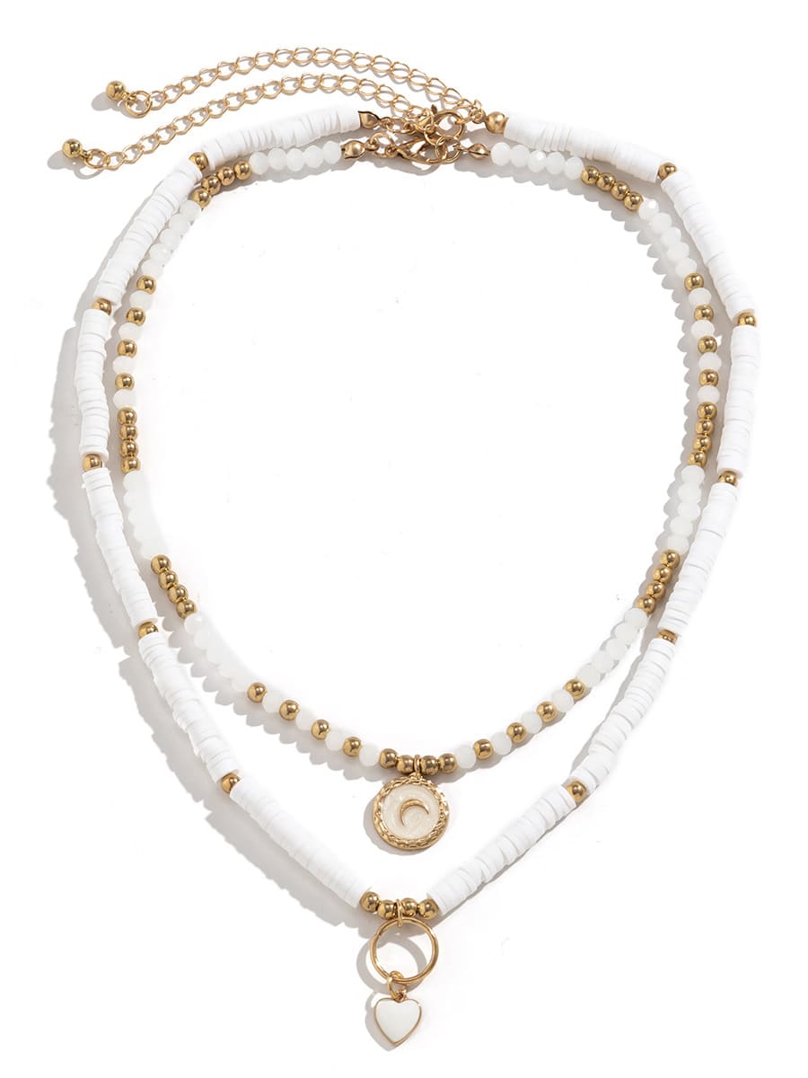 Boho Heart Crystal Necklace-CALLISTARI