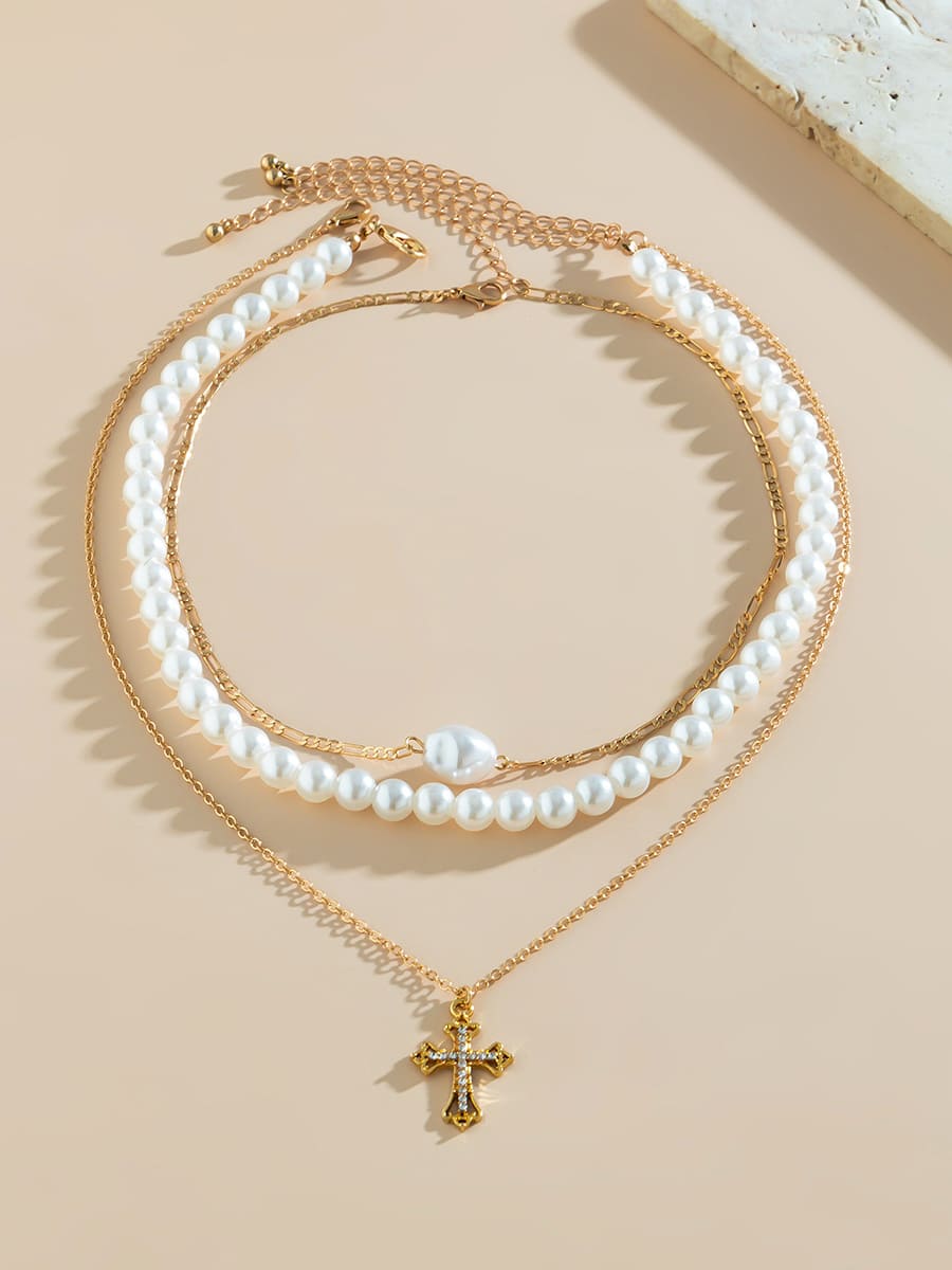 Pearl Multi-Layer Necklace-CALLISTARI
