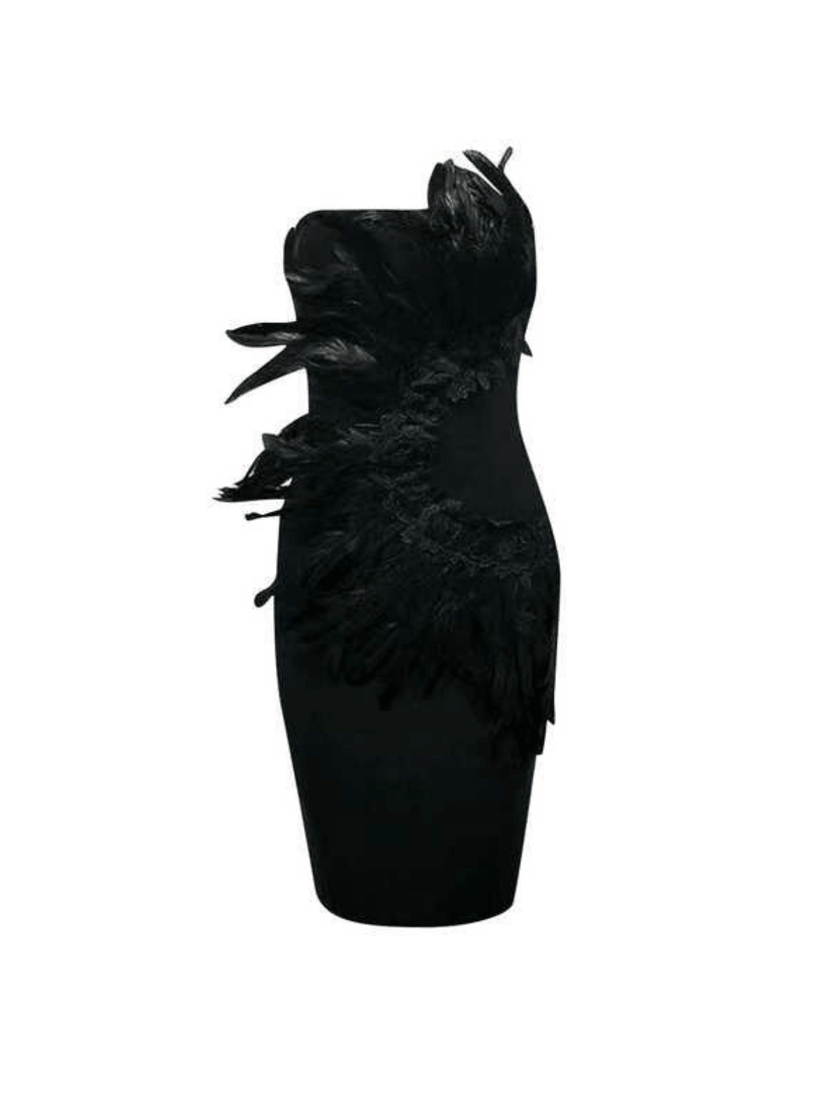 Paislee Feather Bandage Mini Dress - Mew Mews