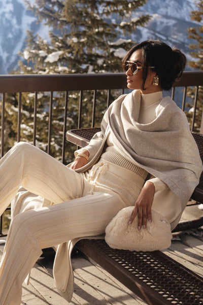 Elegant Reversible Cape Jacket