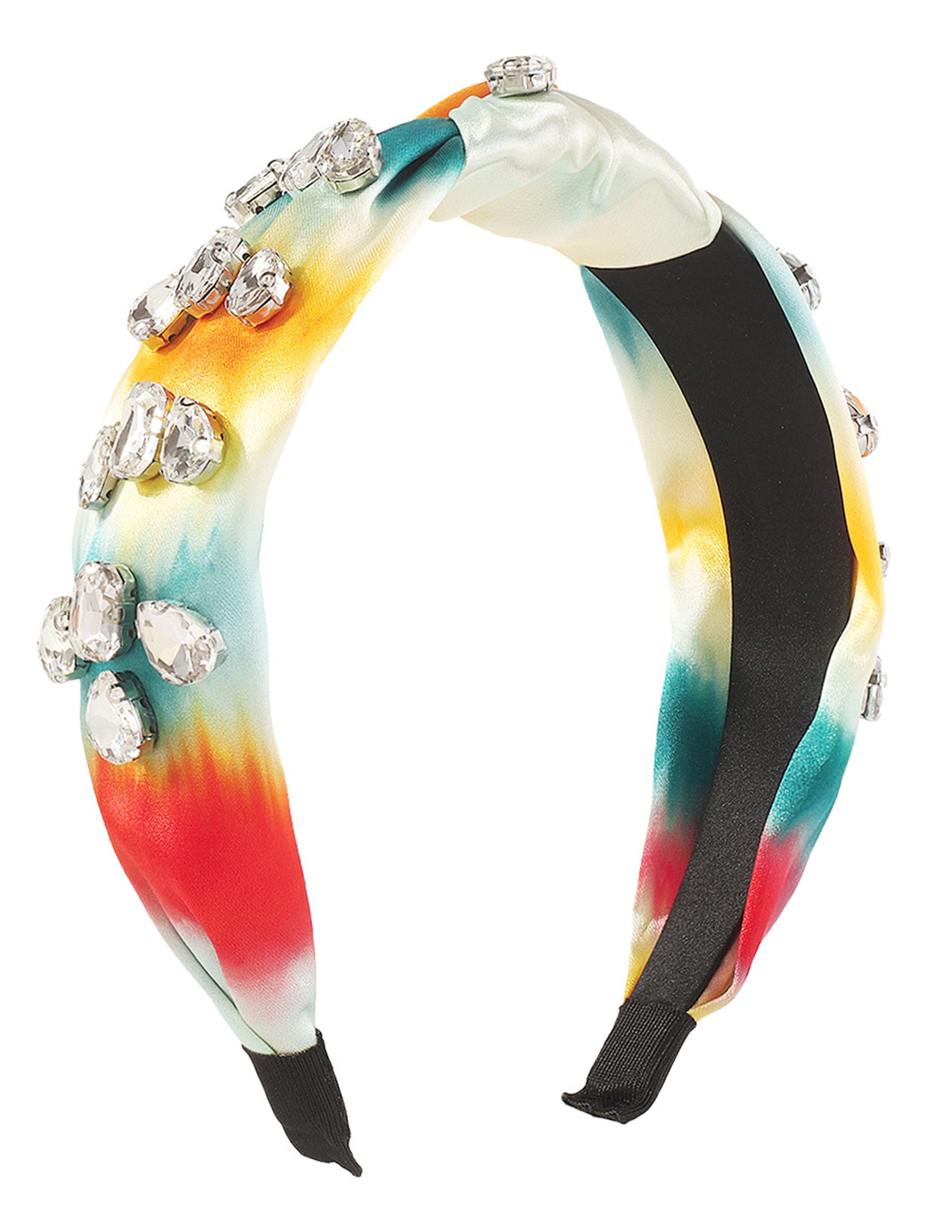 Knotted Tie-Dye Rhinestone Headband-CALLISTARI
