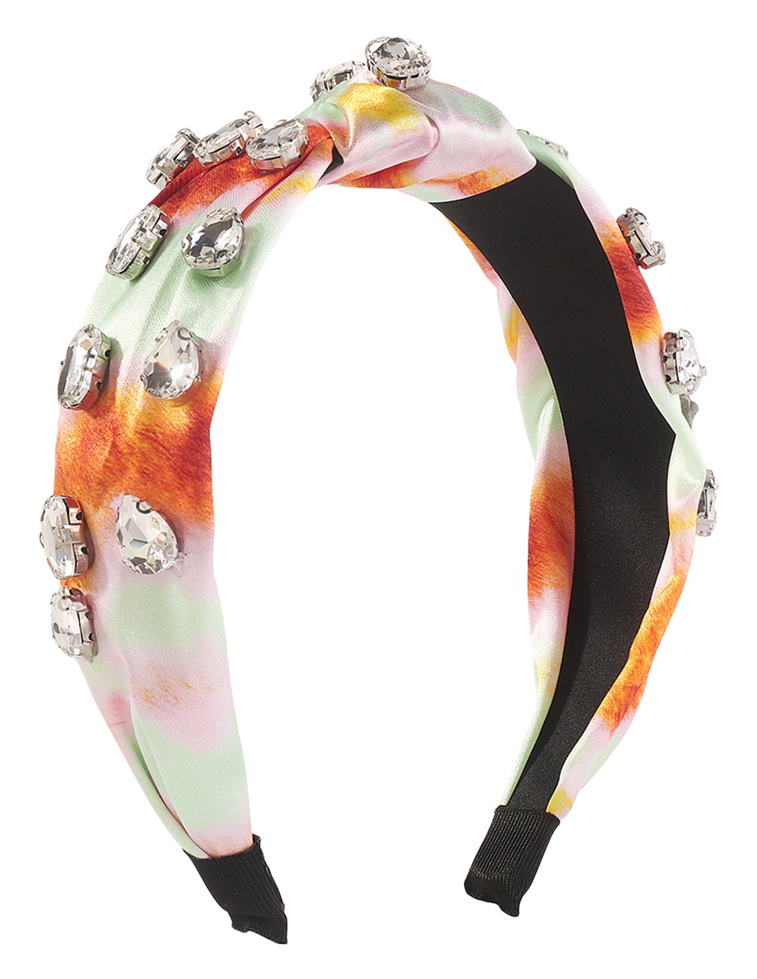 Knotted Tie-Dye Rhinestone Headband-CALLISTARI