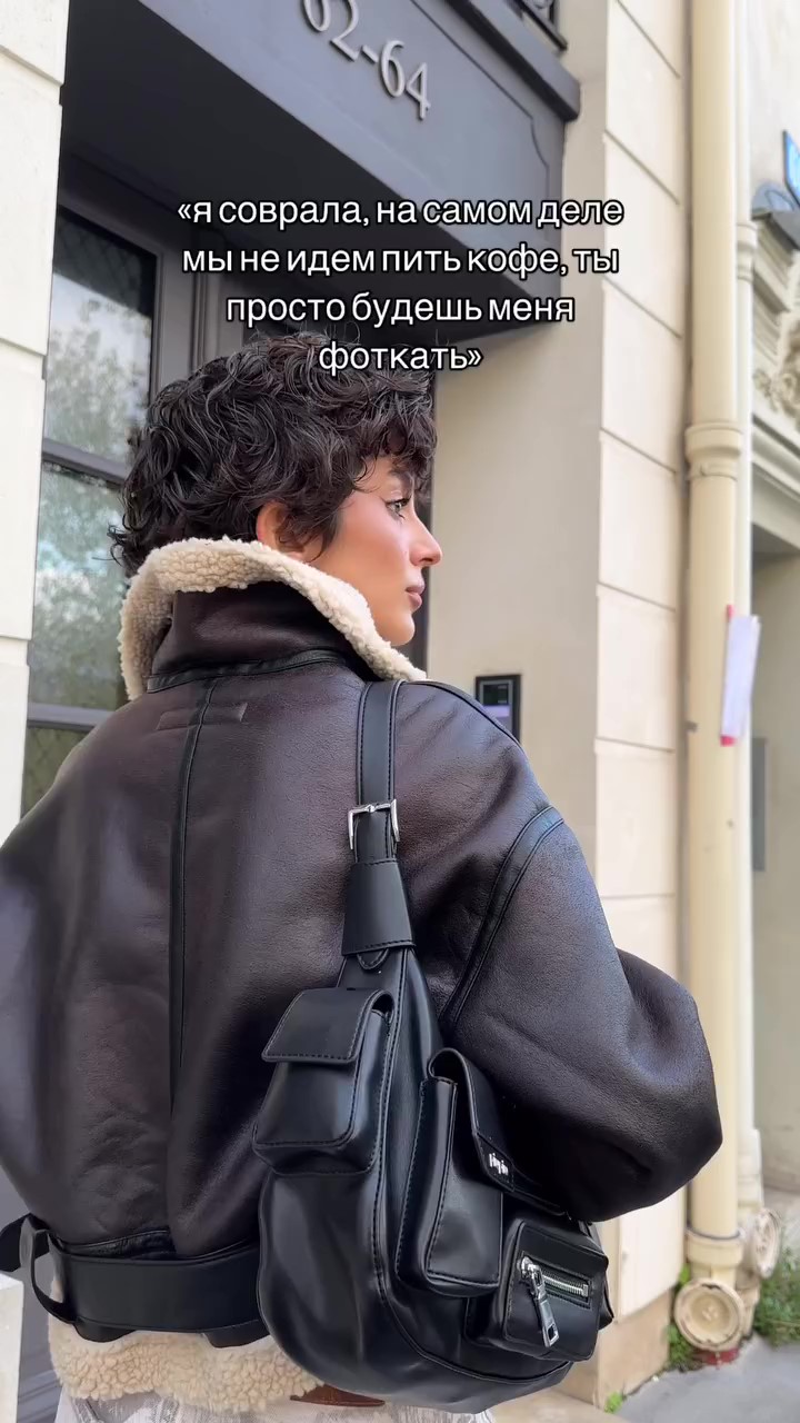 Designer brown fur winter coat