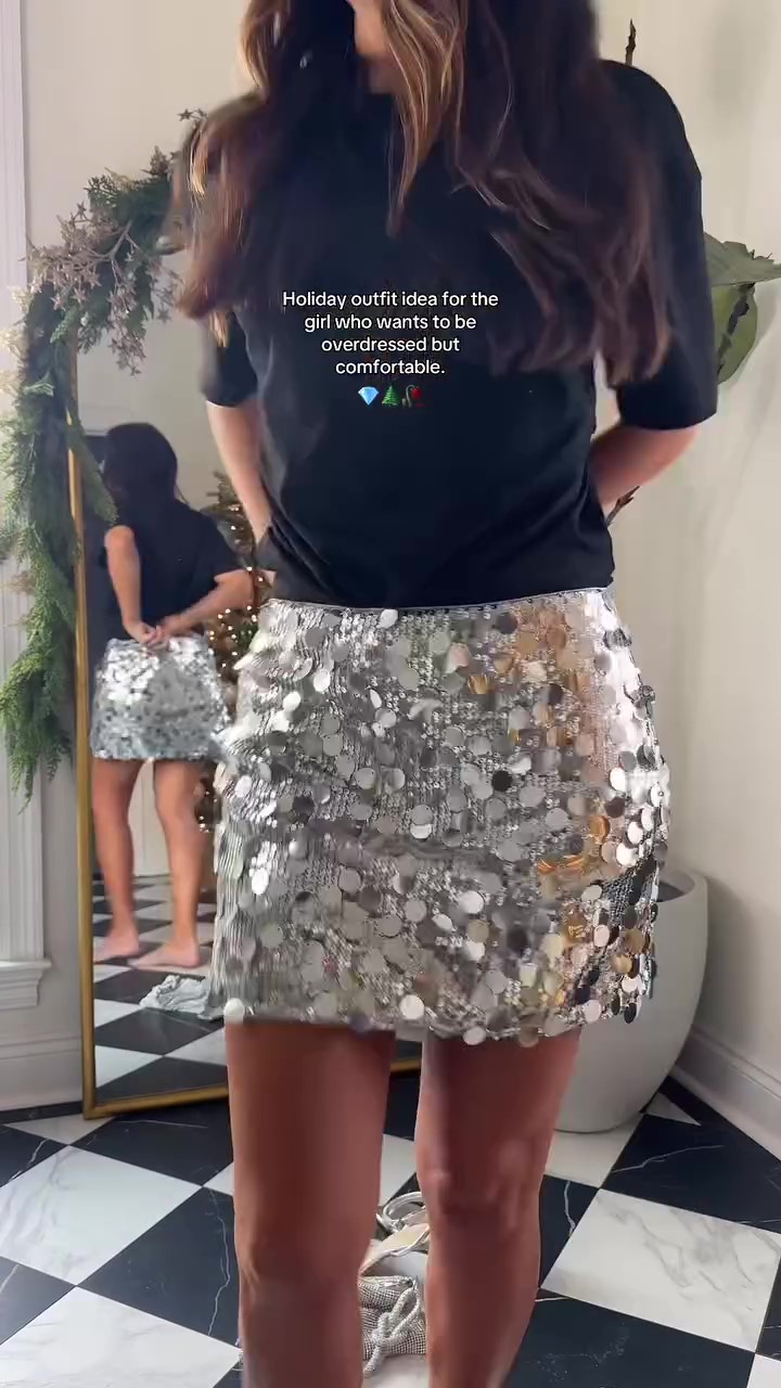 New Designer Sequined Skirt