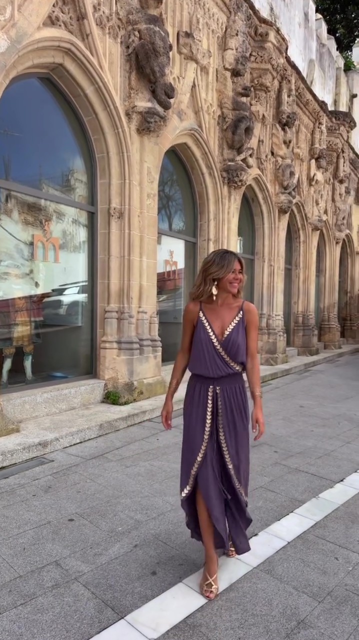 Resort Bohemian Jumpsuit .Dress. Set
