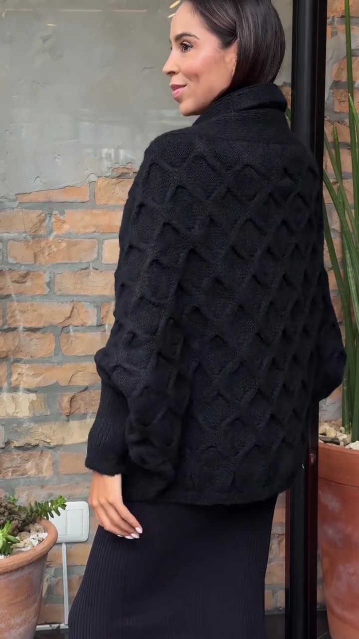 Handmade Jacquard Sweater Dress Set