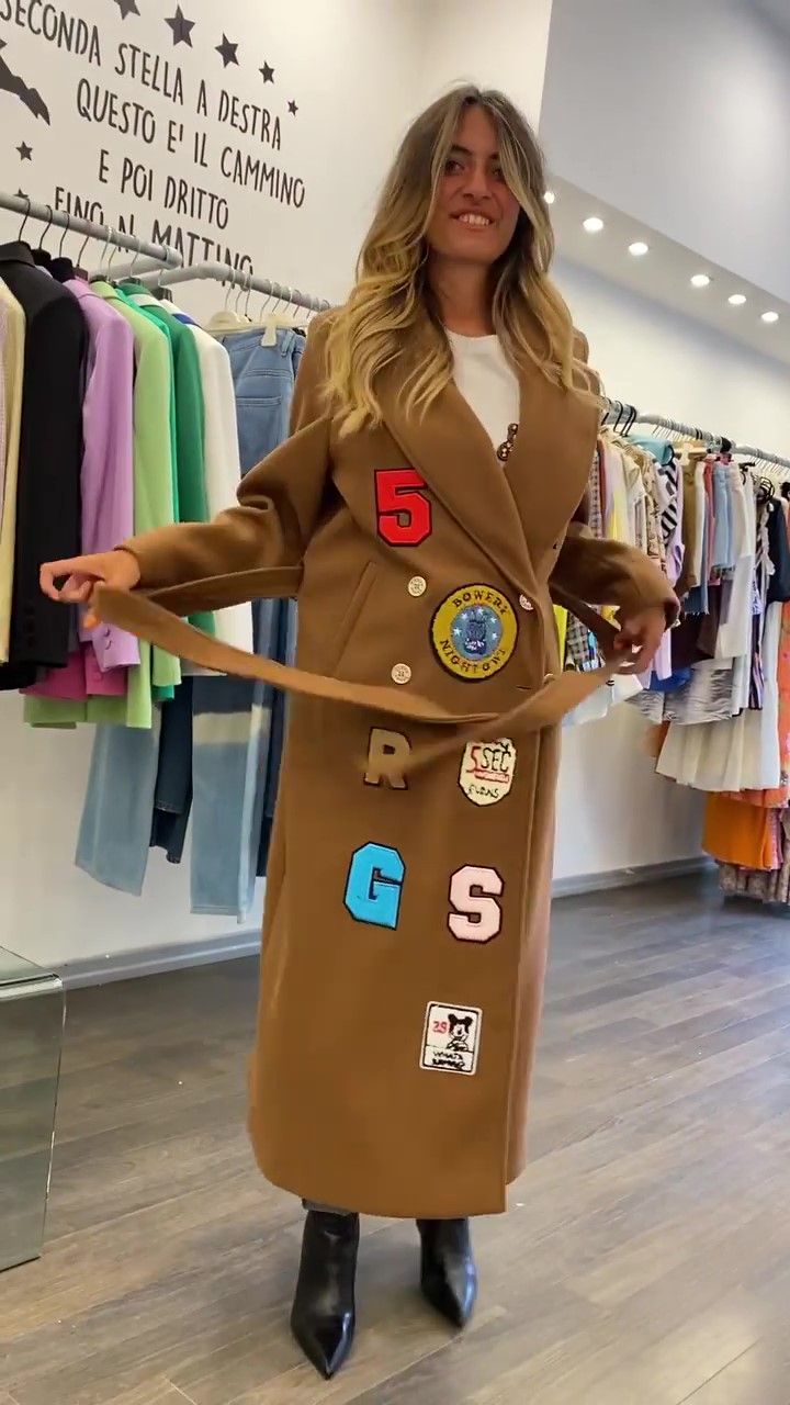 Designer embroidered coat