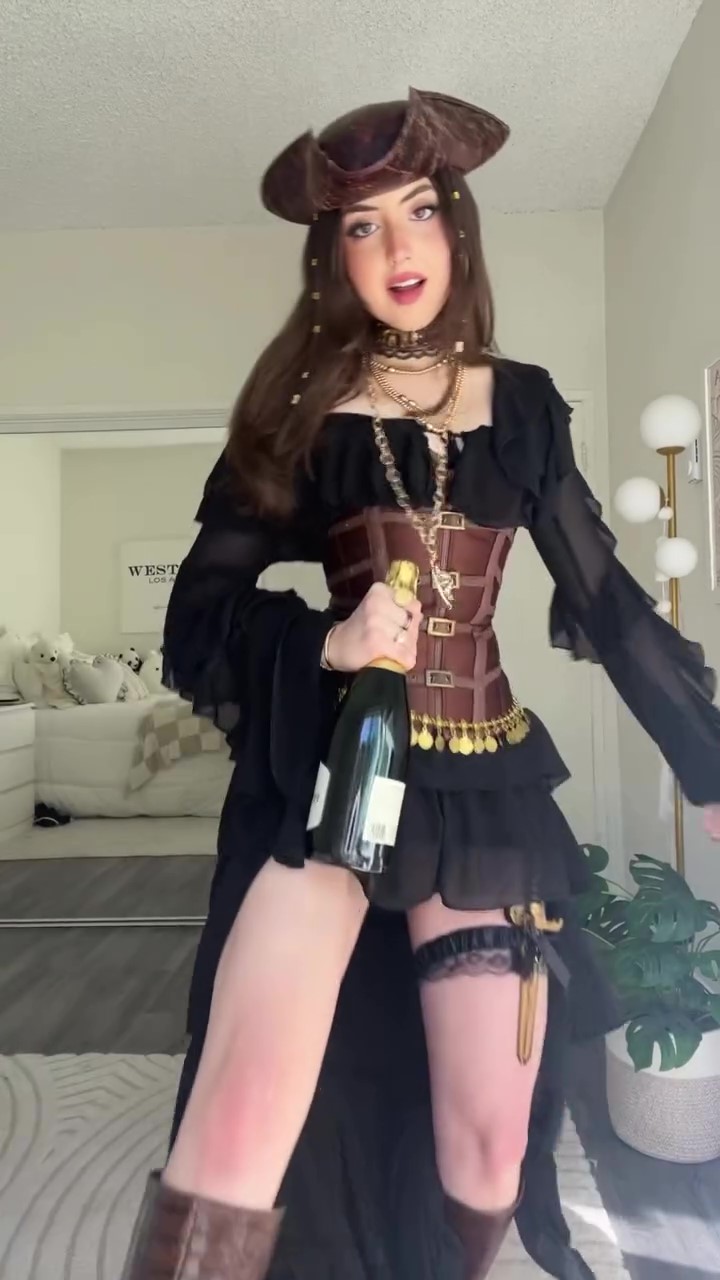 Statement pirate midi dress