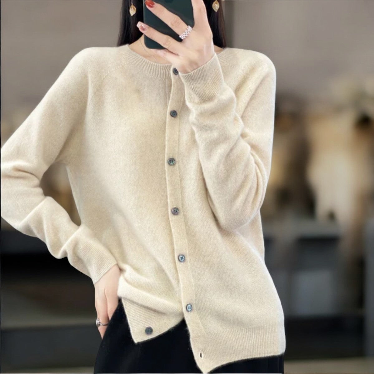 Annika™ | Cosy wool cardigan-CALLISTARI