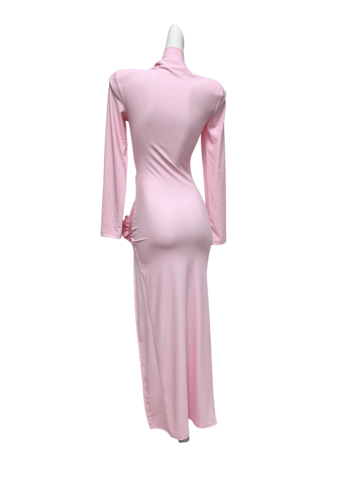 Shiphrah Long Sleeve Flower Split Midi Dress - Mew Mews