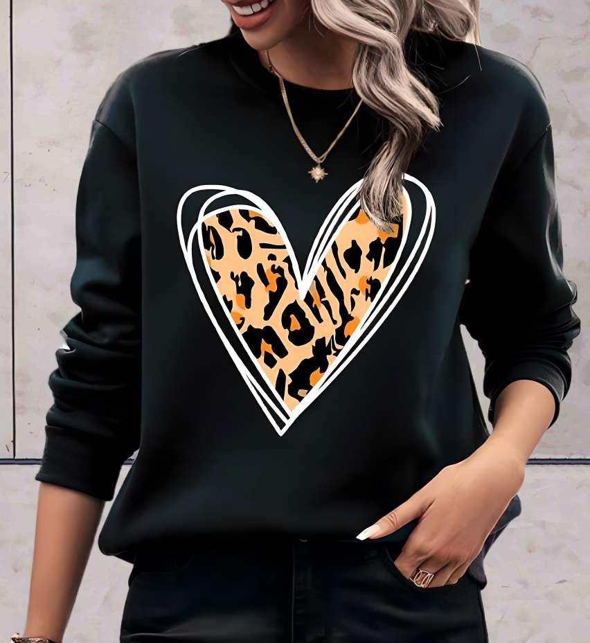 Sky - Modischer und Bequemer Pullover mit Herzmuster-CALLISTARI