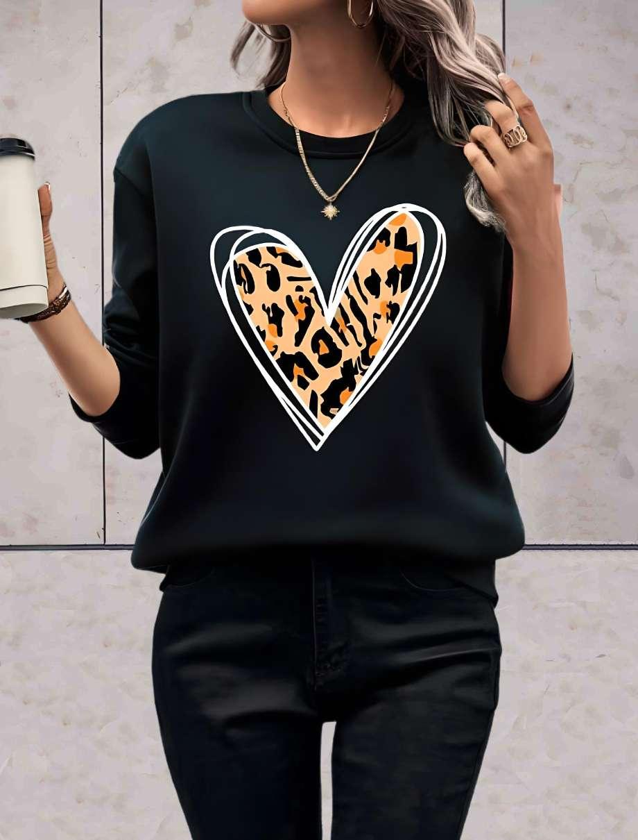 Sky - Modischer und Bequemer Pullover mit Herzmuster-CALLISTARI