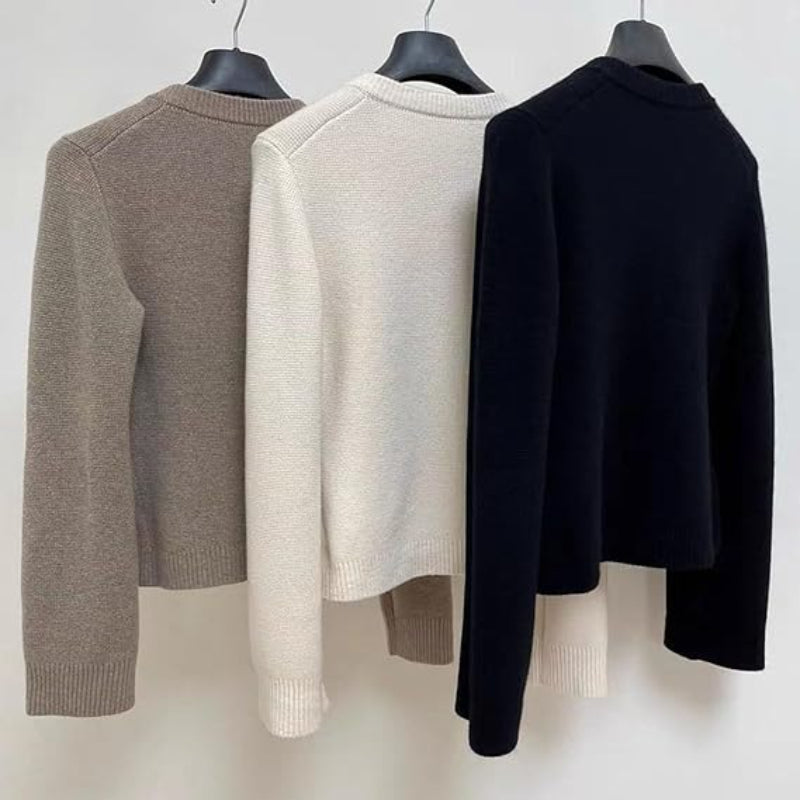 Stylish Slimming Button Knitted Cardigan Sweater-CALLISTARI