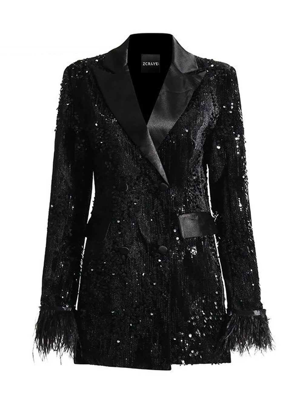 LETTE Sequins Blazer Dress-CALLISTARI