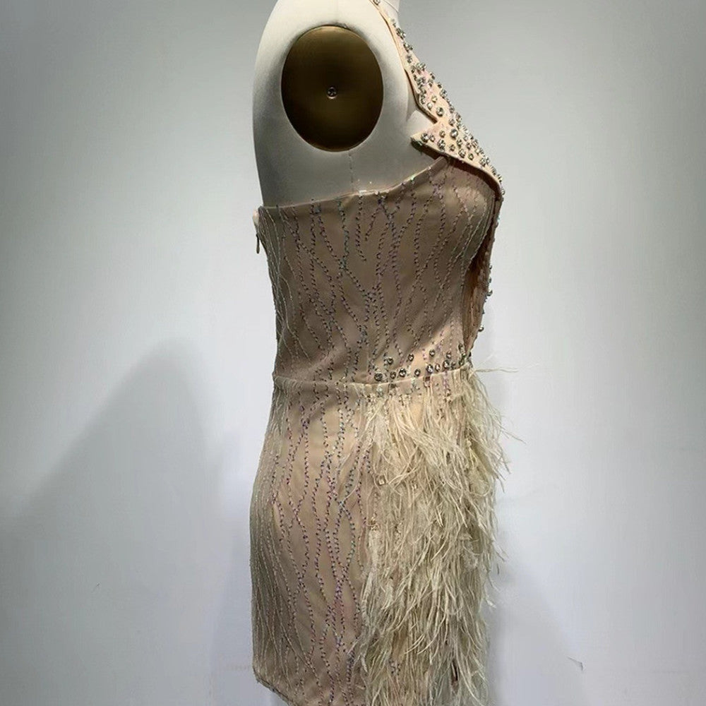 Women's Fashionable Sequins Tassel Dress-CALLISTARI