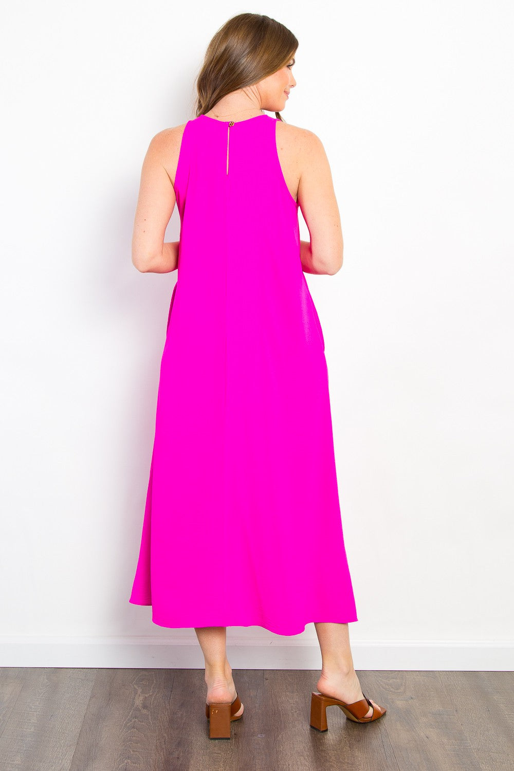 Be Stage Midi Tank Dress with Pockets-aritzao