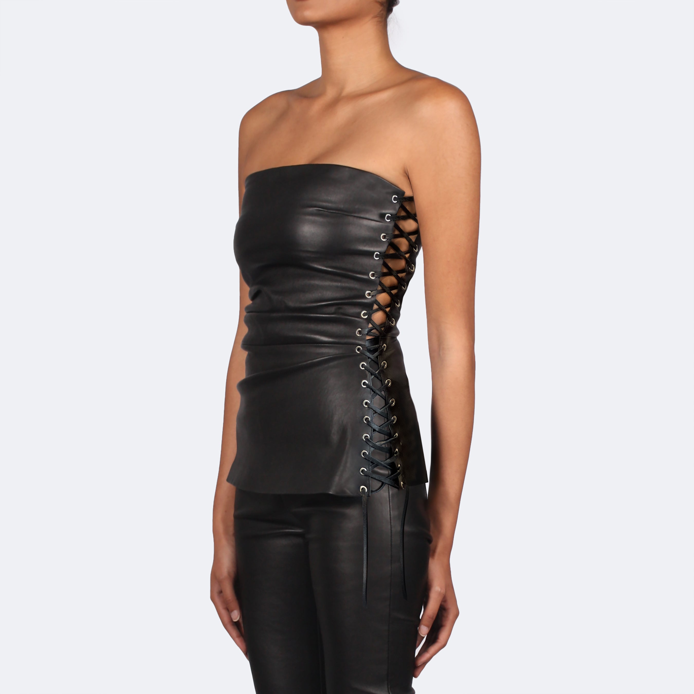 Callistari Premium handmade leather dress/pants/sexy dress-CALLISTARI