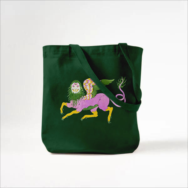 Callistari Chic Abstract Print Canvas Bag-CALLISTARI