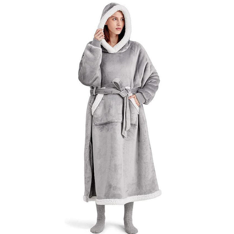 Oversized Winter Pullover Blanket Hoodie-CALLISTARI