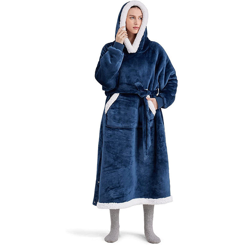 Oversized Winter Pullover Blanket Hoodie-CALLISTARI