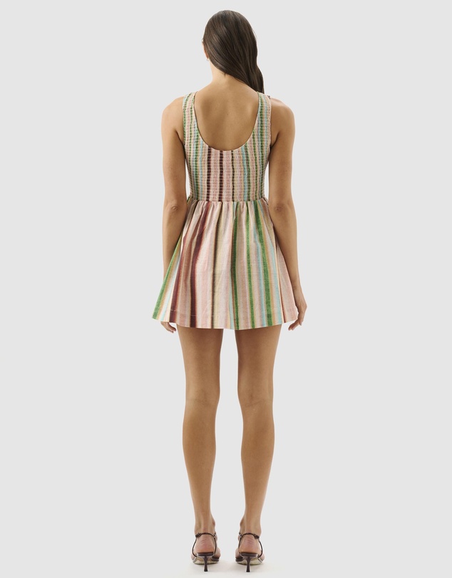 Rainbow Glow Pleated Mini