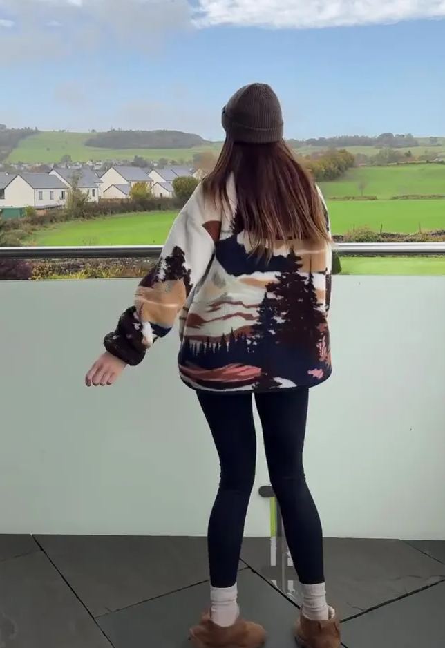 Designer oversized wool coat