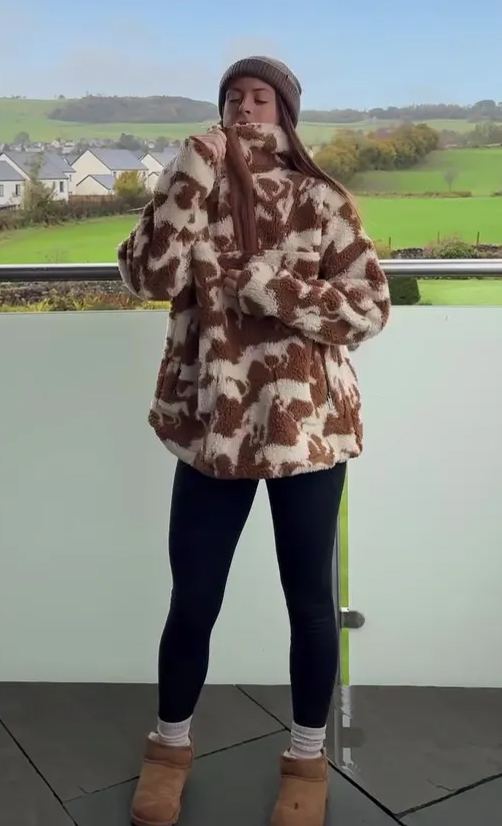 Designer oversized wool coat