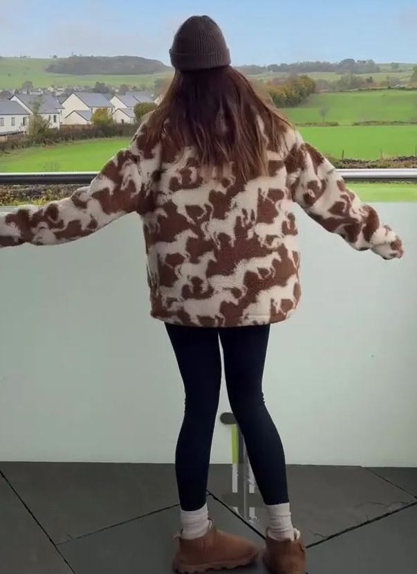 Designer oversized wool coat