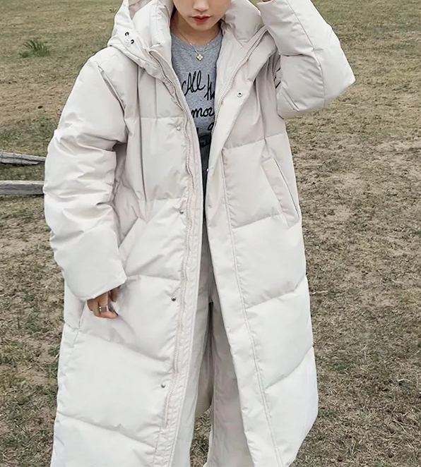 Designer down embroidered jacket