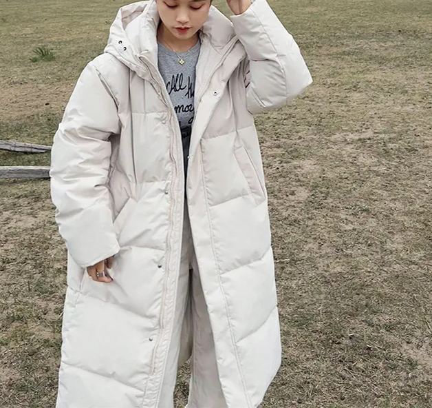 Designer down embroidered jacket