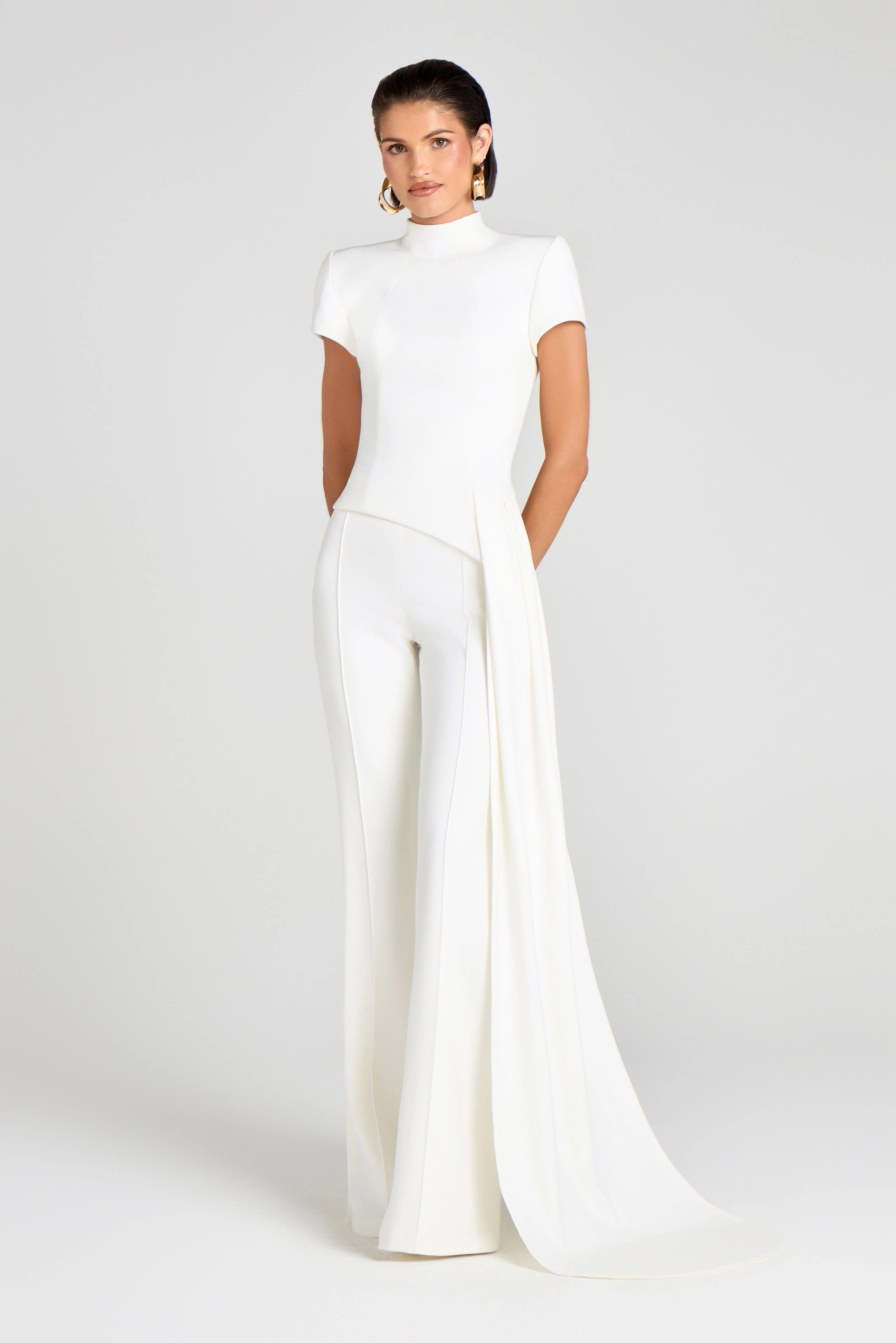 Sculpted Elegance Pants Set-aritzao