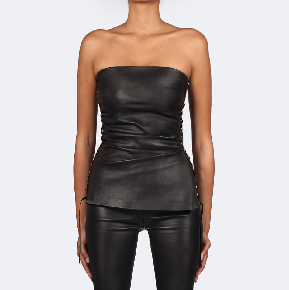 Callistari Premium handmade leather dress/pants/sexy dress-CALLISTARI