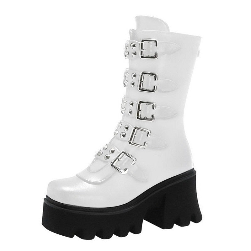 Mid-Calf Ellen Boots-CALLISTARI