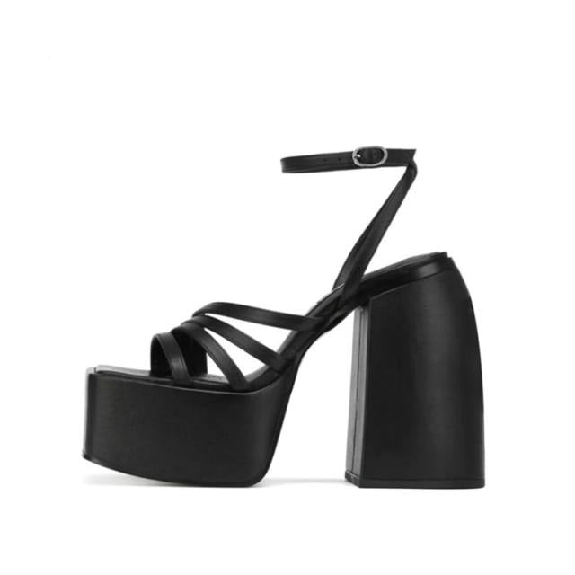 Ava Leather Heels-CALLISTARI