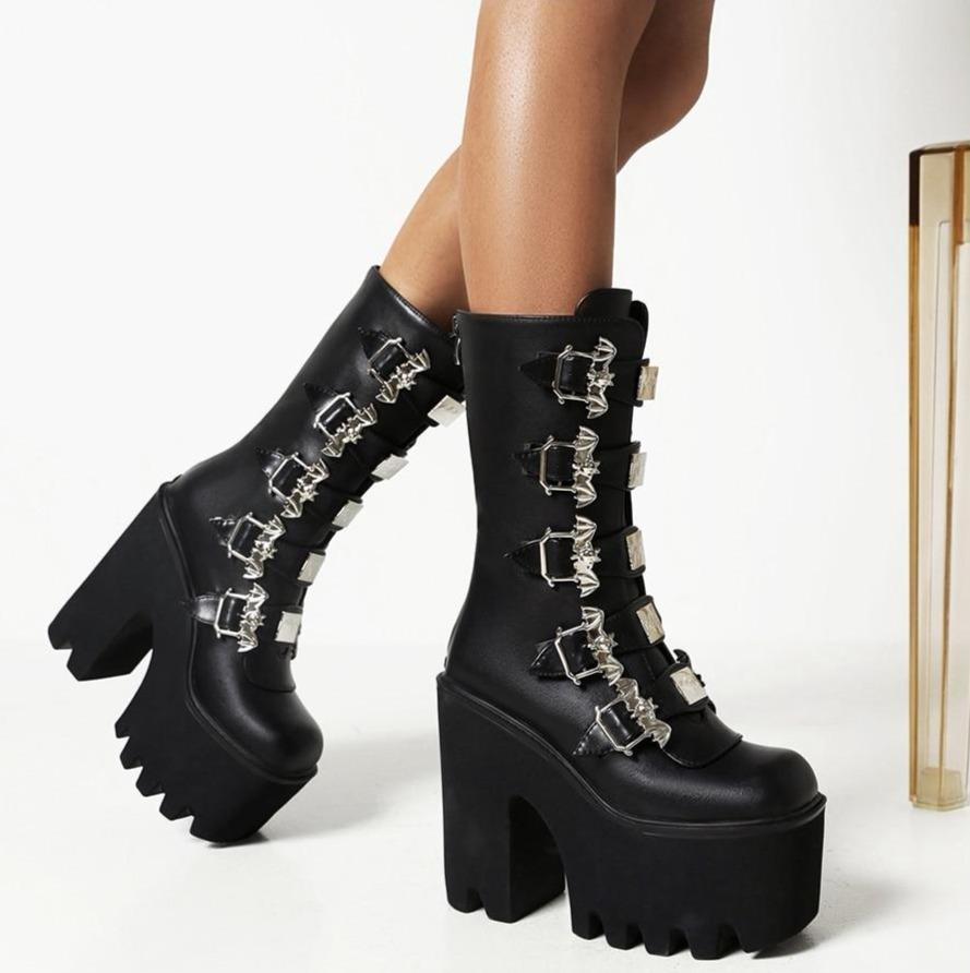 Bat Platform Boots-CALLISTARI