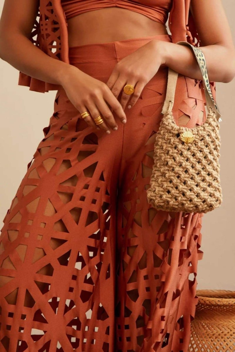 Queena Hollow Out Two-pieces Set-CALLISTARI