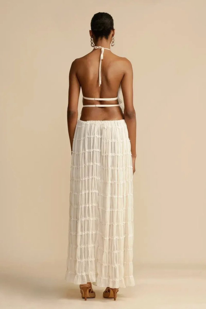 Rosalie Backless Pleated Set-CALLISTARI