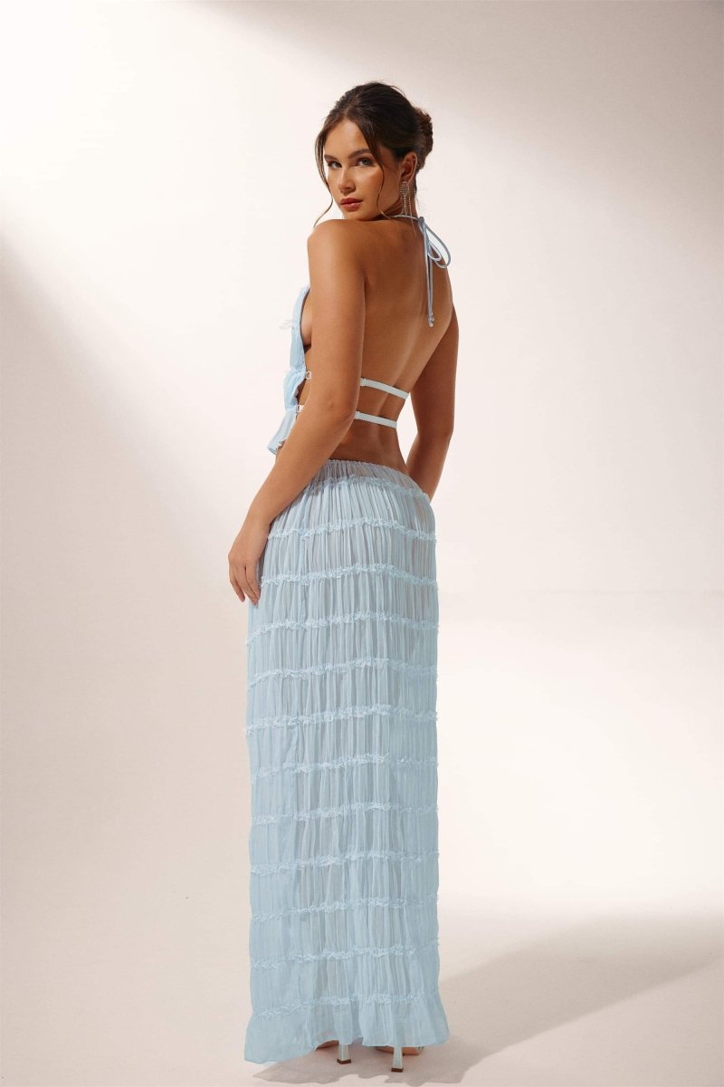 Rosalie Backless Pleated Set-CALLISTARI