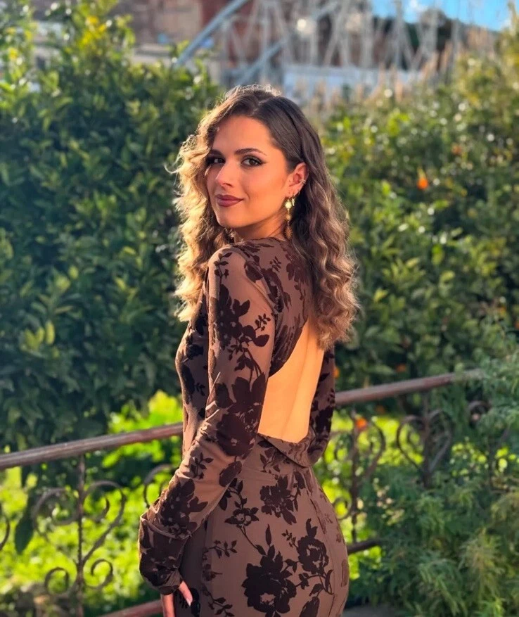 Romantic Velvet Floral Long Sleeve Dress