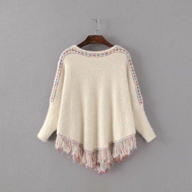 Avery Knitted Poncho-CALLISTARI