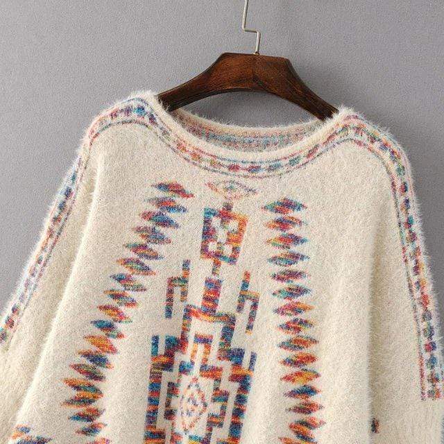 Avery Knitted Poncho-CALLISTARI