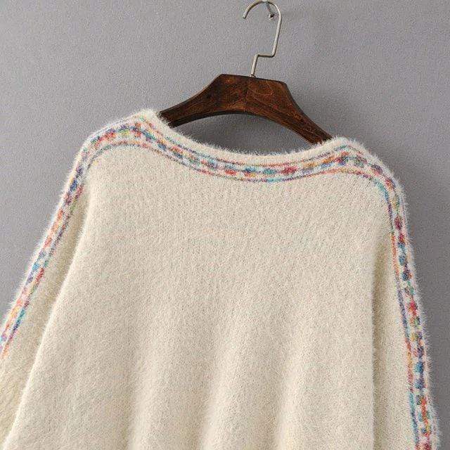 Avery Knitted Poncho-CALLISTARI