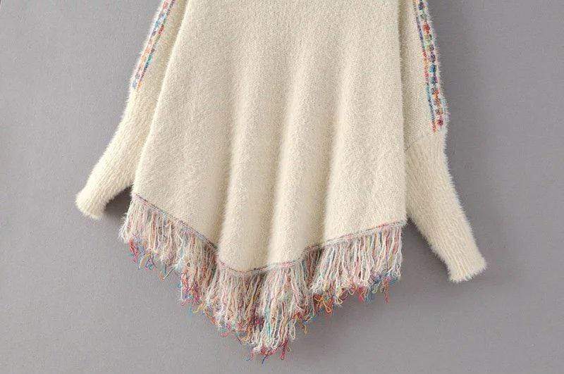 Avery Knitted Poncho-CALLISTARI