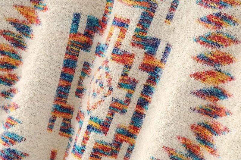 Avery Knitted Poncho-CALLISTARI