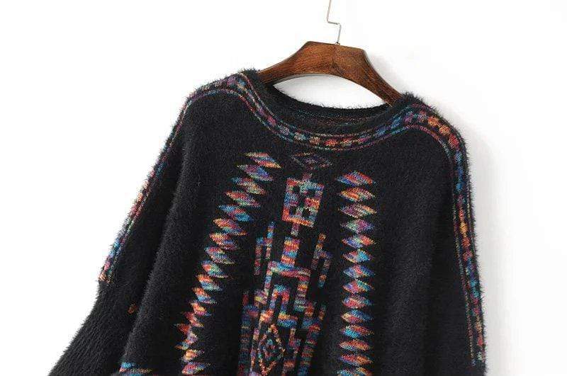 Avery Knitted Poncho-CALLISTARI