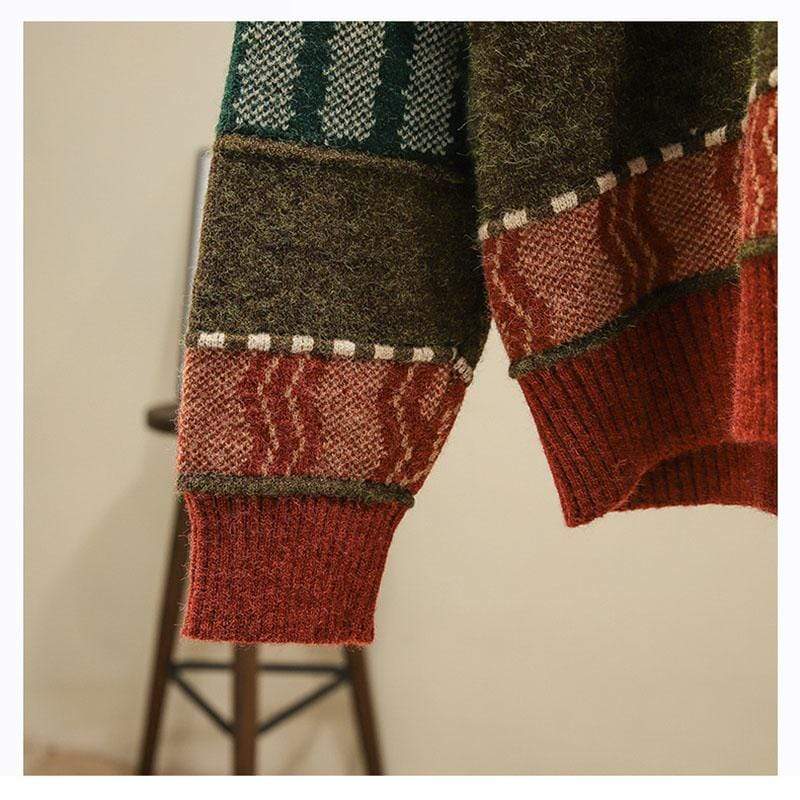 Kalea Retro Knitted Sweater-CALLISTARI