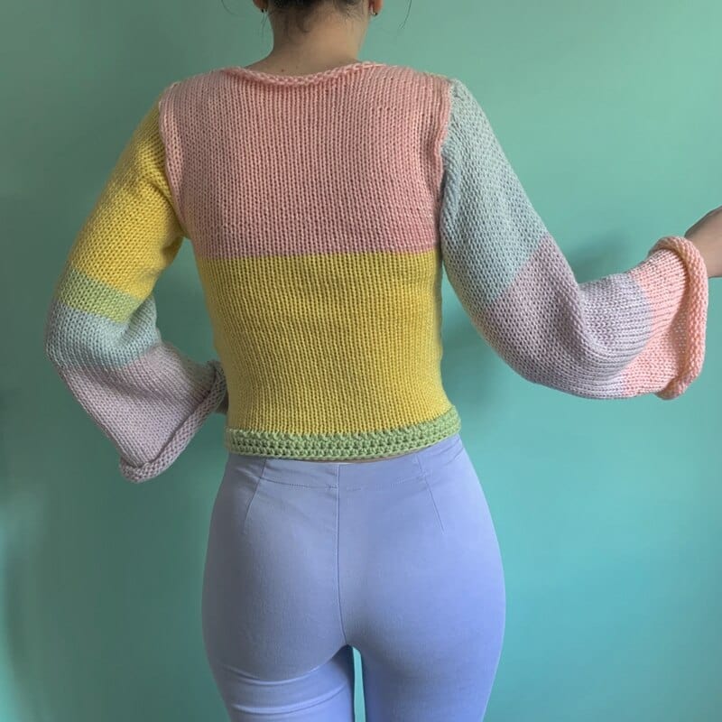 Matilda Crochet Sweater-CALLISTARI