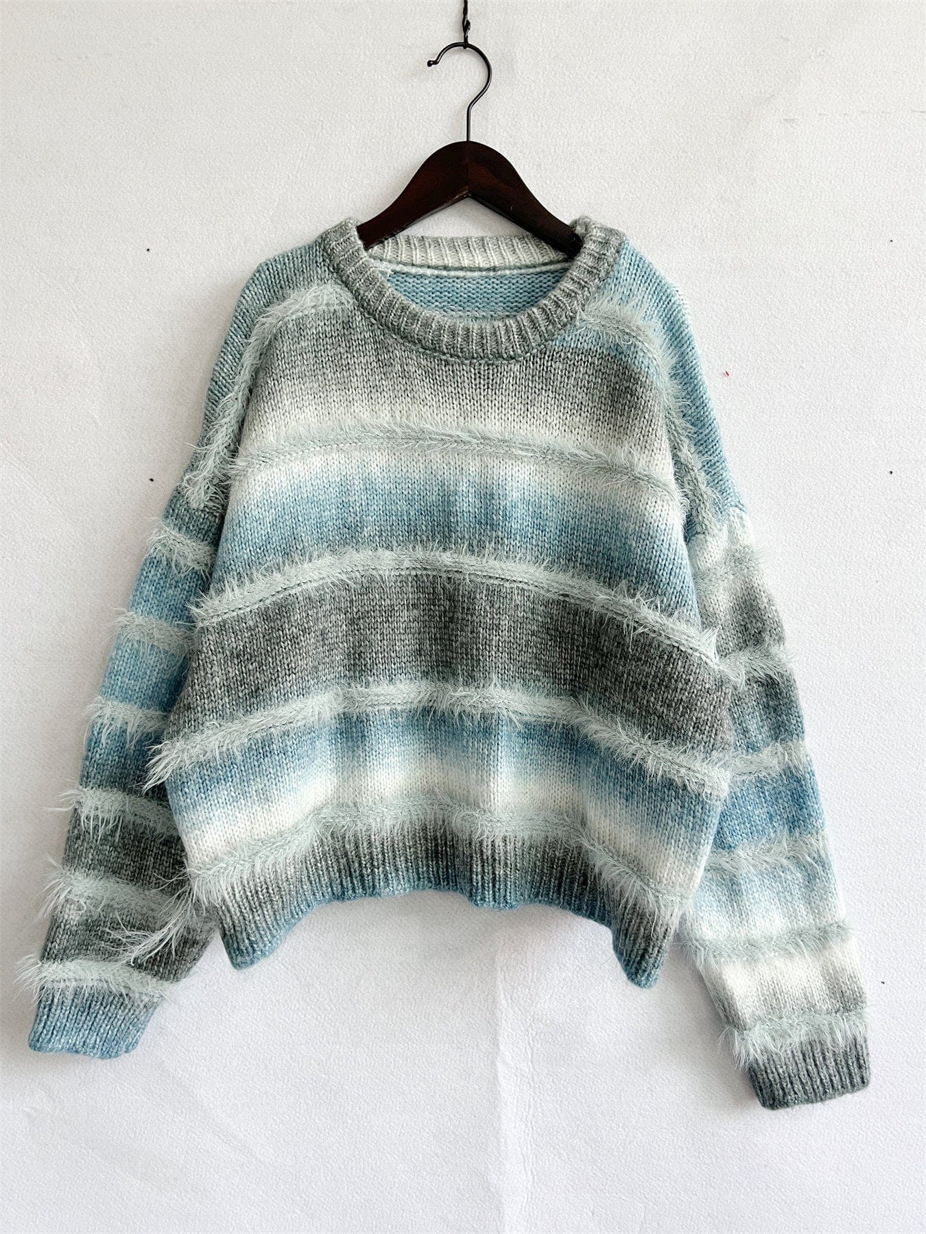 wickedafstore Tayla Gradient Striped Sweater