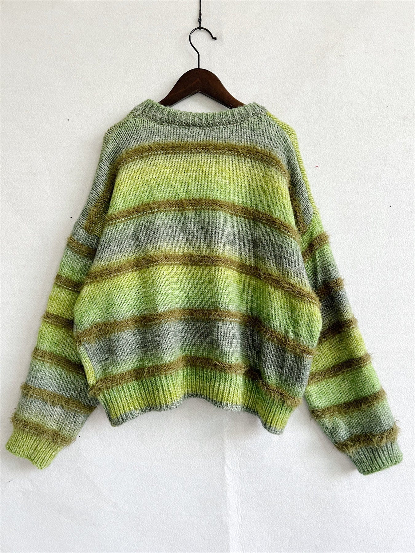 wickedafstore Tayla Gradient Striped Sweater