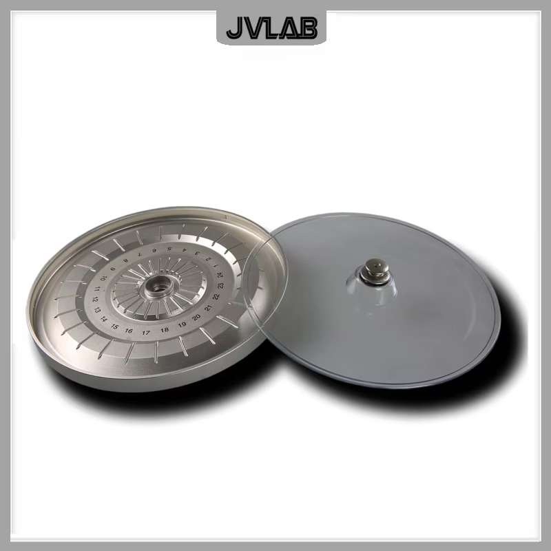 Hematocrit Centrifuge Hematocrit Rotor Kit With Lid & Rading Disk 12000rpm 24 x Capillary Tubes LCD Display Centrifuge DM1424